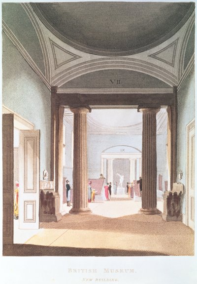 Das neue Gebäude im British Museum von English School